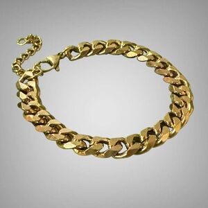 18K GOLD PLATED CHAIN LINK BRACELET
